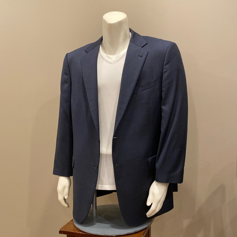 Joseph Abboud Navy/Blue Suit Jacket - Size 44R